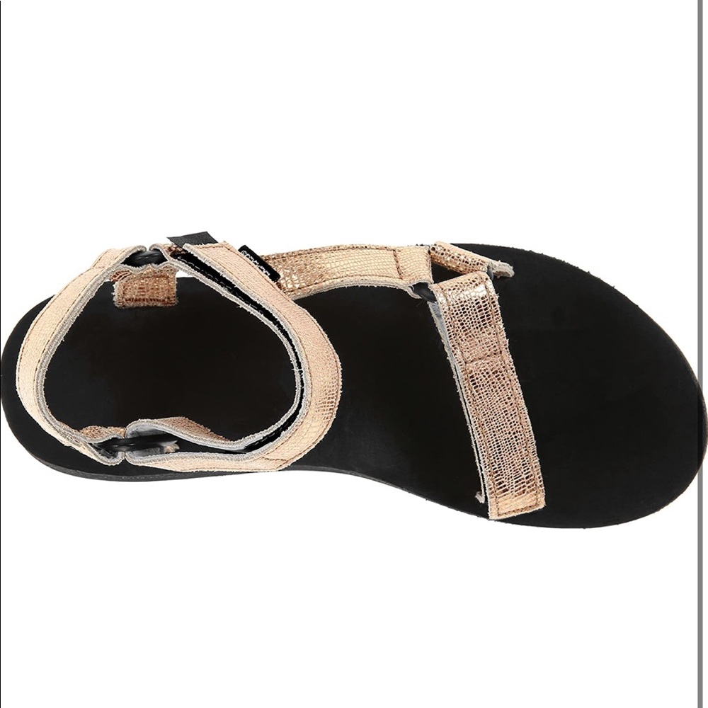 Champagne Metallic Tevas